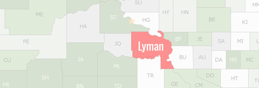 Lyman County Map